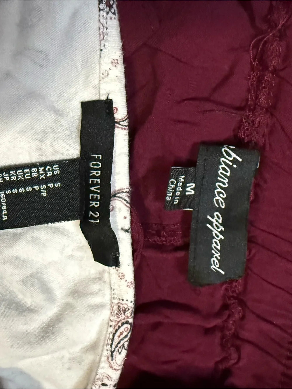 Burgundy Shorts - Size M